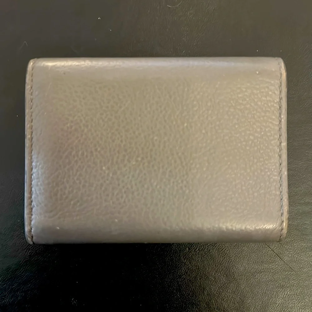 YSL Leather Trifold Wallet - Picture 2 of 9
